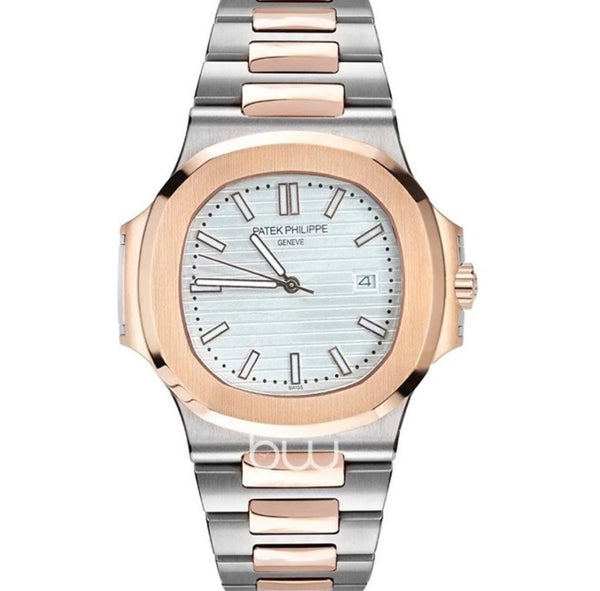Patek Philippe Nautilus – Two-Tone Rose Gold & White Dial